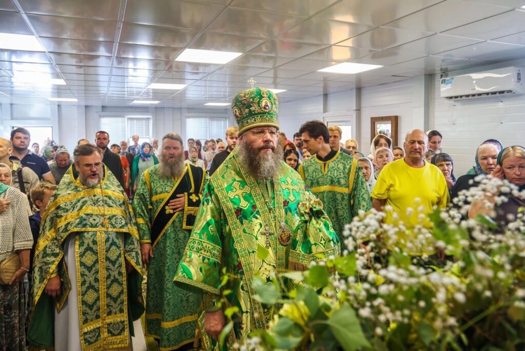 ОСВЯЩЕНИЕ ВРЕМЕННОГО ХРАМА В ЧЕСТЬ СВЯТИТЕЛЯ ЛУКИ КРЫМСКОГО