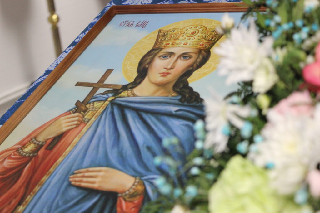 БОЖЕСТВЕННАЯ ЛИТУРГИЯ В ДЕНЬ ПАМЯТИ ВМЦ. ЕКАТЕРИНЫ.