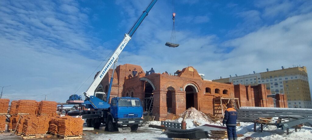 НОВОСТИ СО СТРОЙКИ ХРАМА