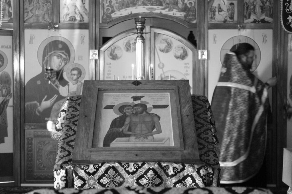 Вечернее богослужение в четверток Великого канона.