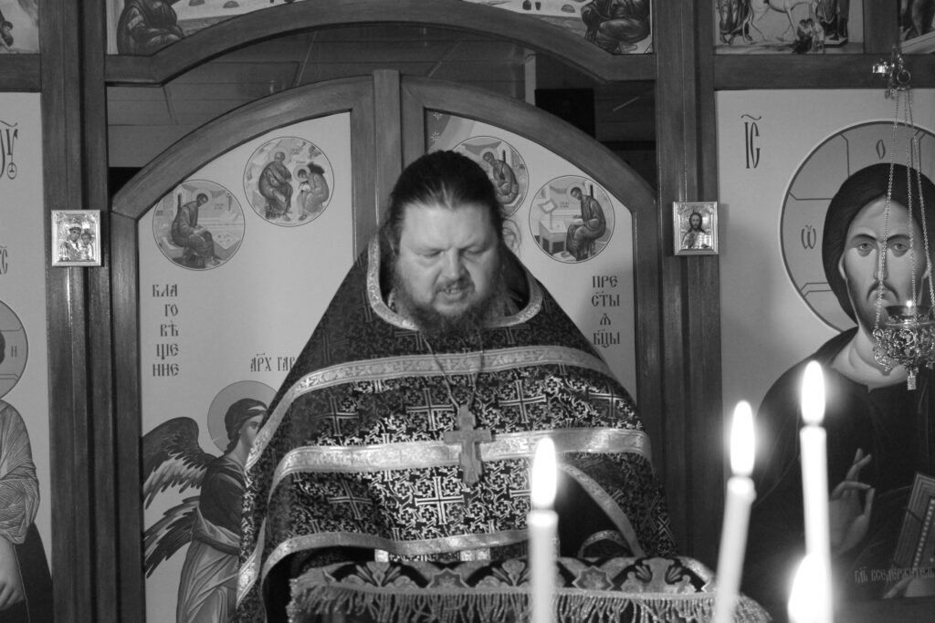 Вечернее богослужение в четверток Великого канона.