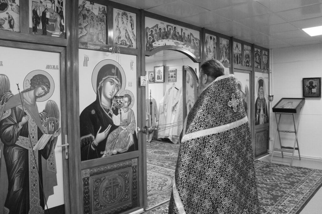 Вечернее богослужение в четверток Великого канона.