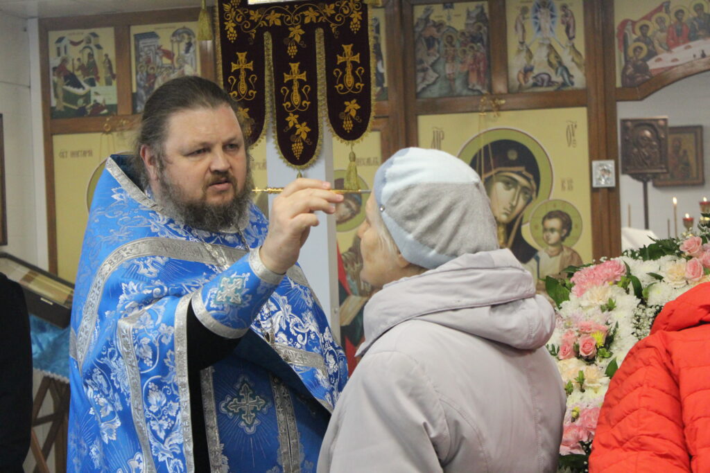 Всенощное бдение в праздник Благовещения Пресвятой Богородицы.