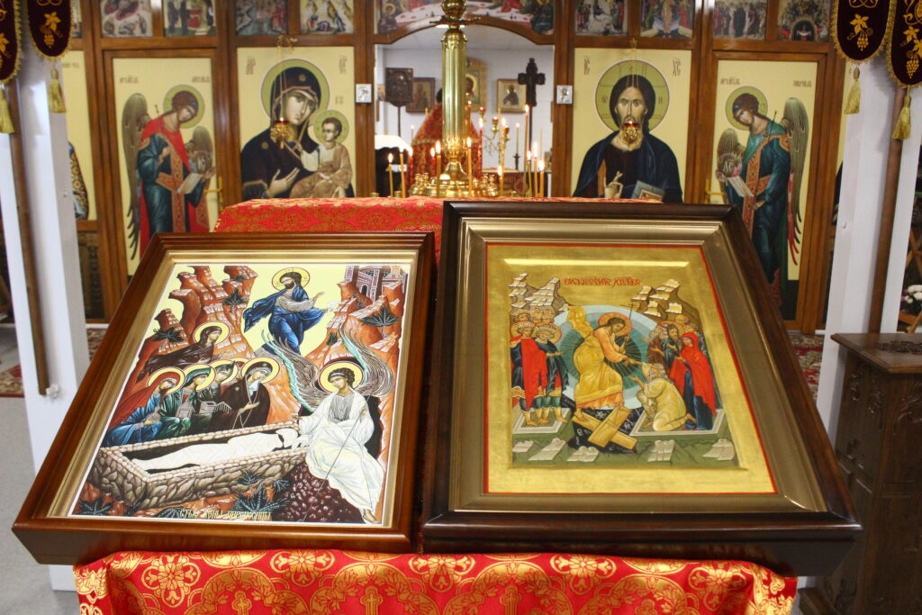 Всенощное бдение, память святых жен-мироносиц.