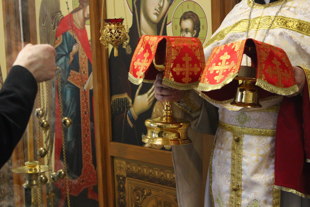 Божественная литургия в день Вознесения Господня.