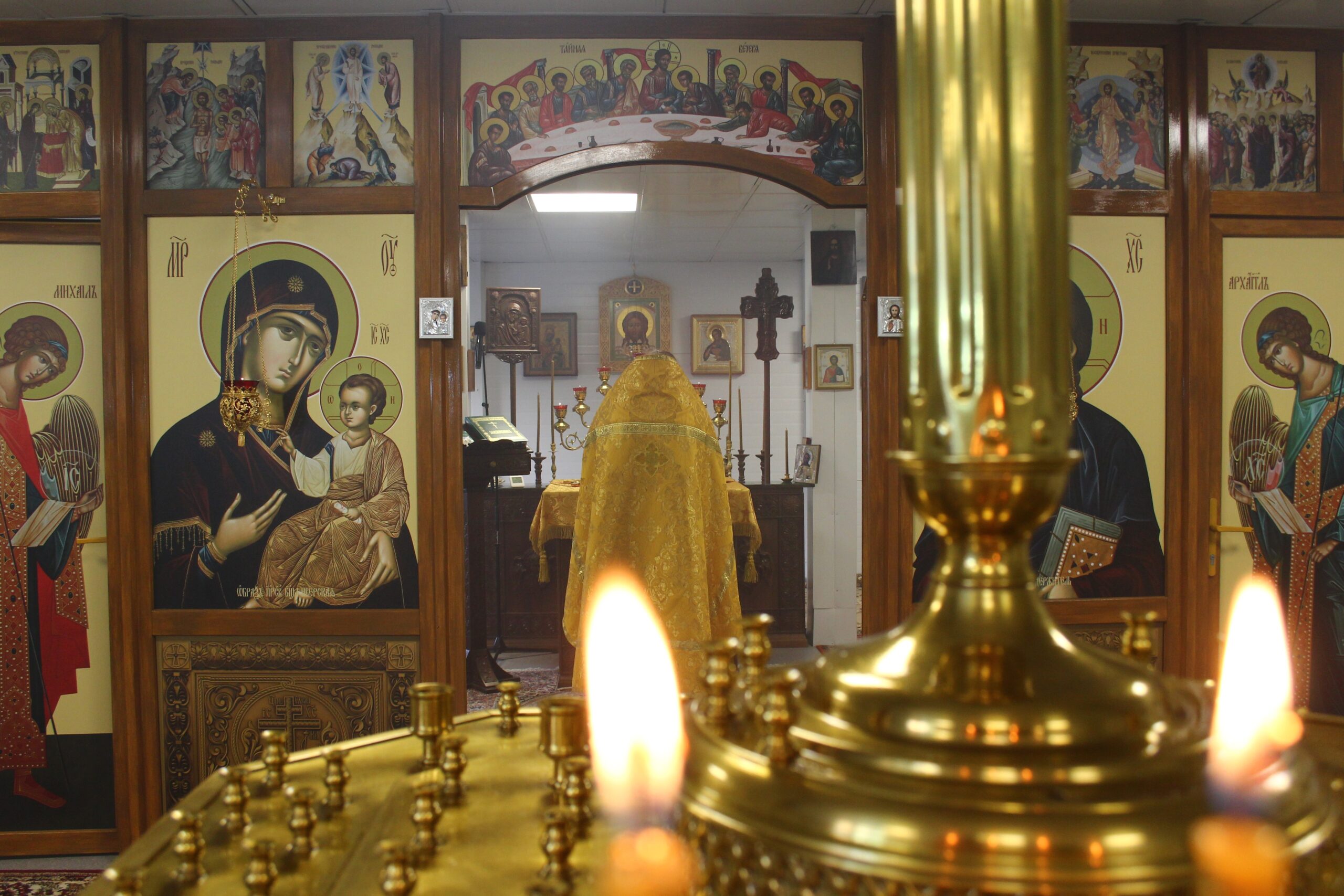 Всенощное бдение в день памяти святых отцов шести Вселенских Соборов.